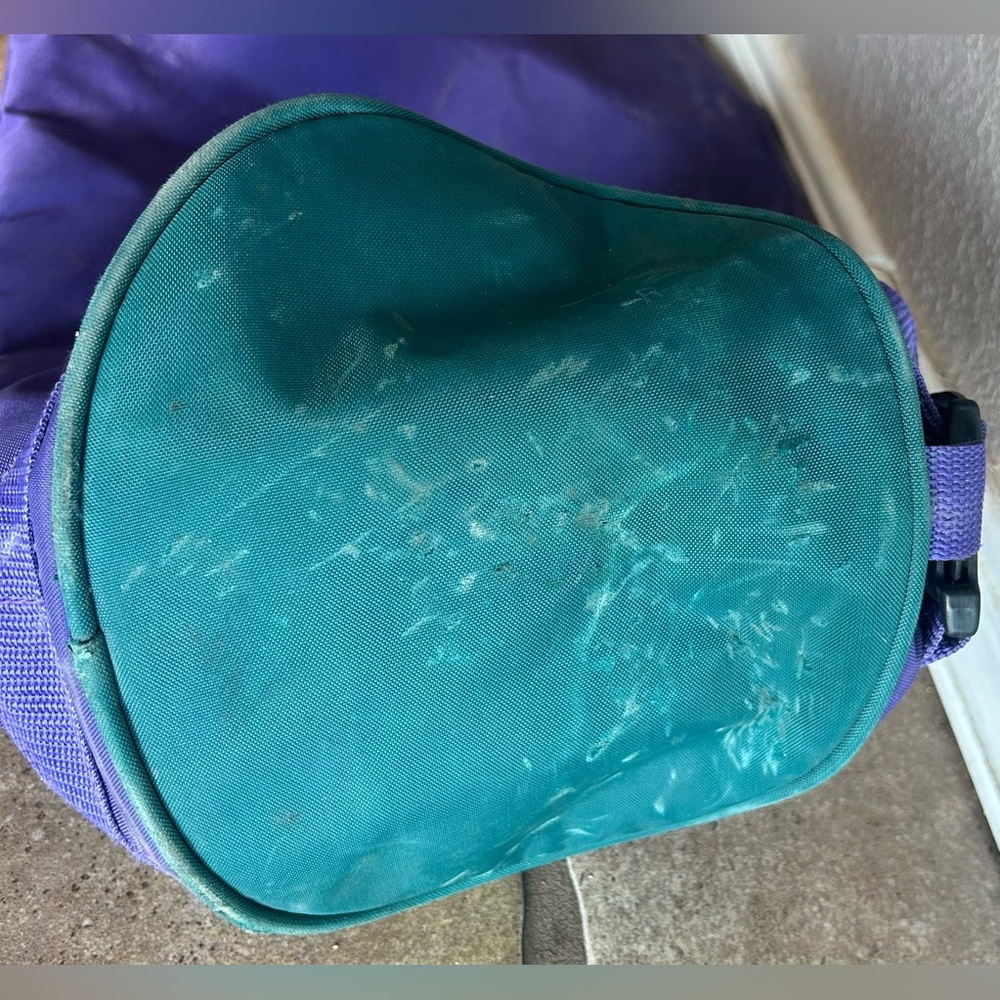Vintage LL Bean Ski Bag Green Purple 213cm Long - Picture 13 of 13
